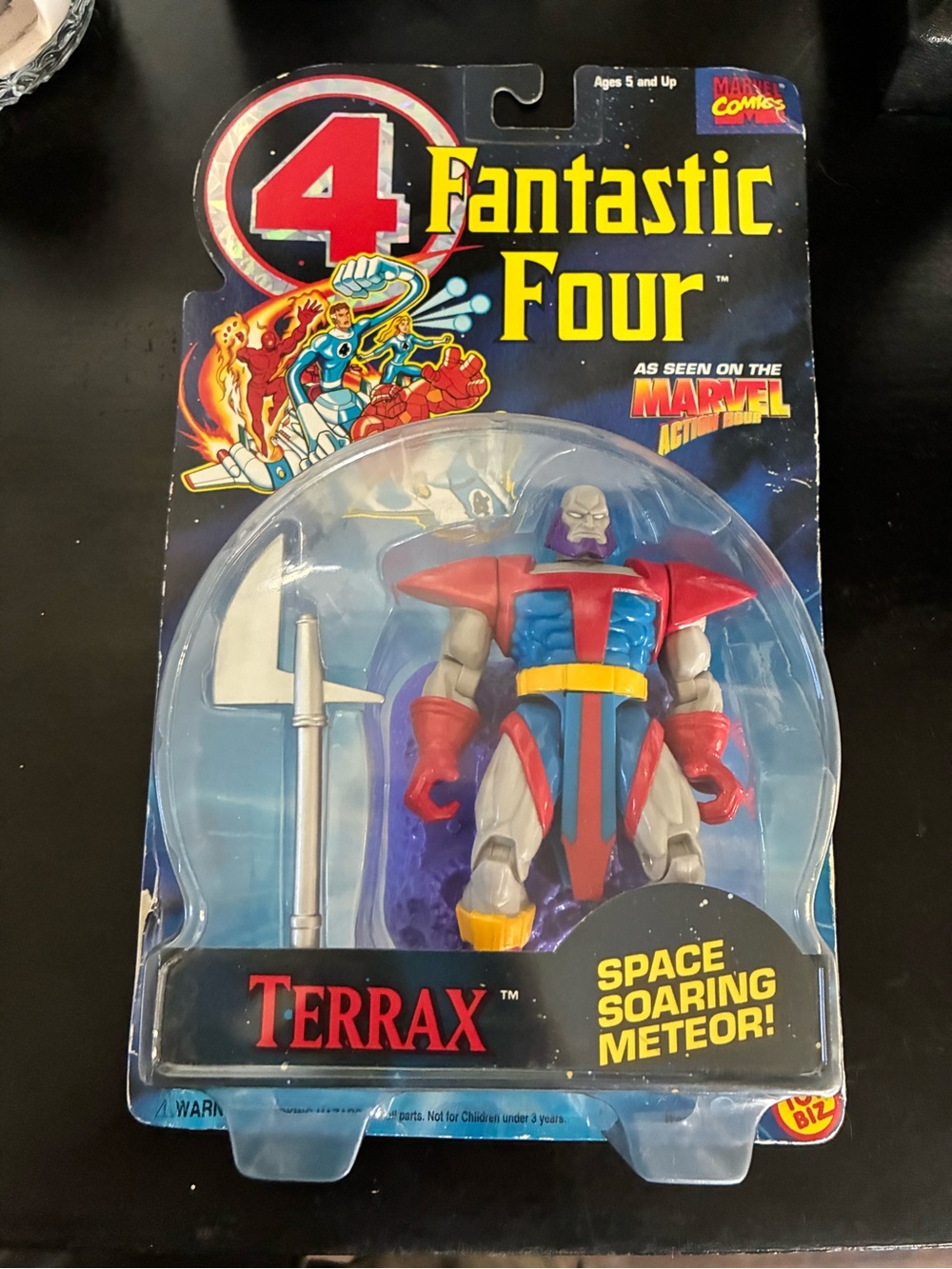 Terrax Action Figure Fantastic Four 1994 Marvel Toy Biz Space Soaring Meteor New